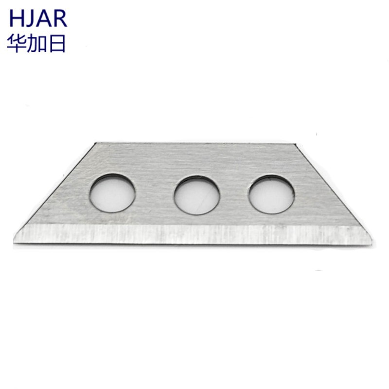 不锈钢梯形刀片 T形刀片 割安全绳安全带t型刀片 三孔小梯型刀片