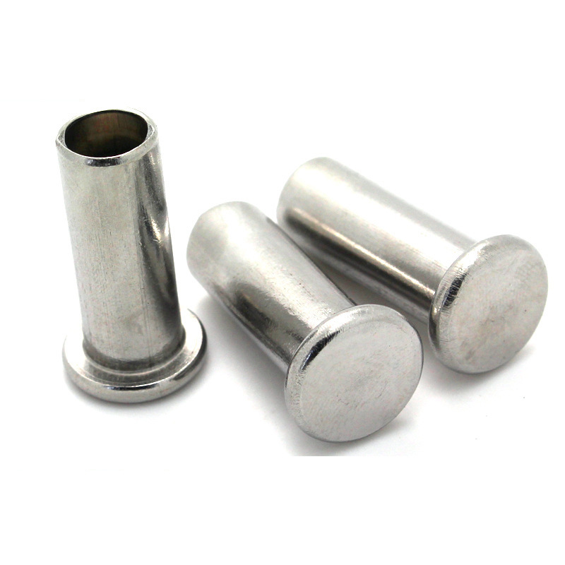 厂销半空心铆钉 铜铁铝不锈钢实心半空心 非标铆钉厂销厂铝制