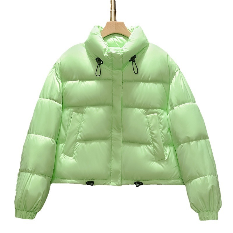 Chaqueta de algodón de pluma de mujer corta pequeña chaqueta de algodón de invierno transfronteriza chaqueta de algodón suelta coreana
