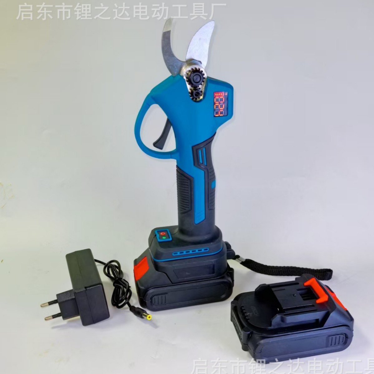 无刷树枝剪锂电数显修枝剪电剪刀高枝剪手提式电动剪刀修枝电剪刀
