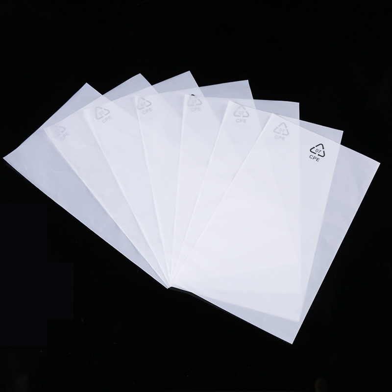 Bolsa esmerilada CPE para teléfono móvil, bolsa autoadhesiva, bolsa de embalaje de plástico con bolsillo plano esmerilado translúcido, bolsa autoadhesiva para cable de datos