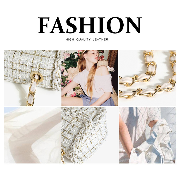 Women's Woolen Crossbody Bag Small Shoulder Bag Elegant Design_voghion.com