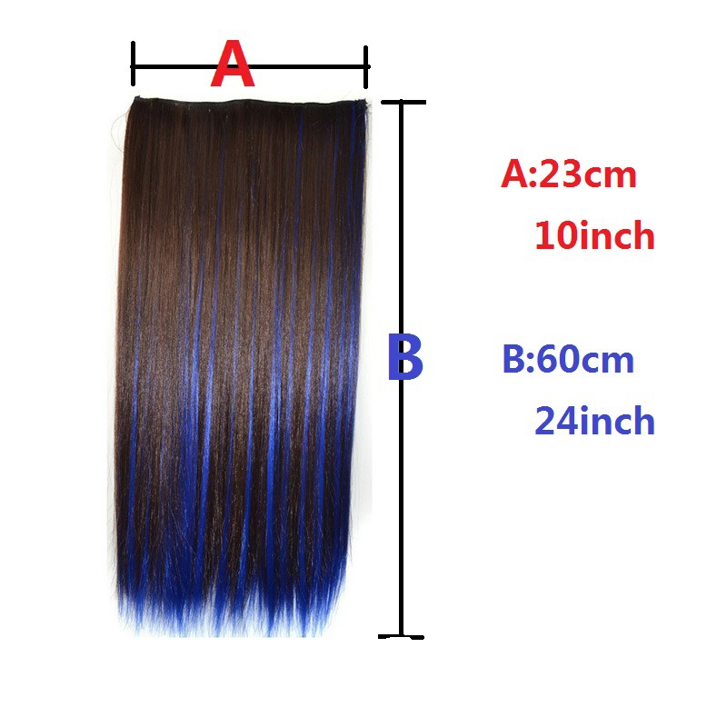 Synthetic Clip In Hair Extensions For Volume And Length_voghion.com