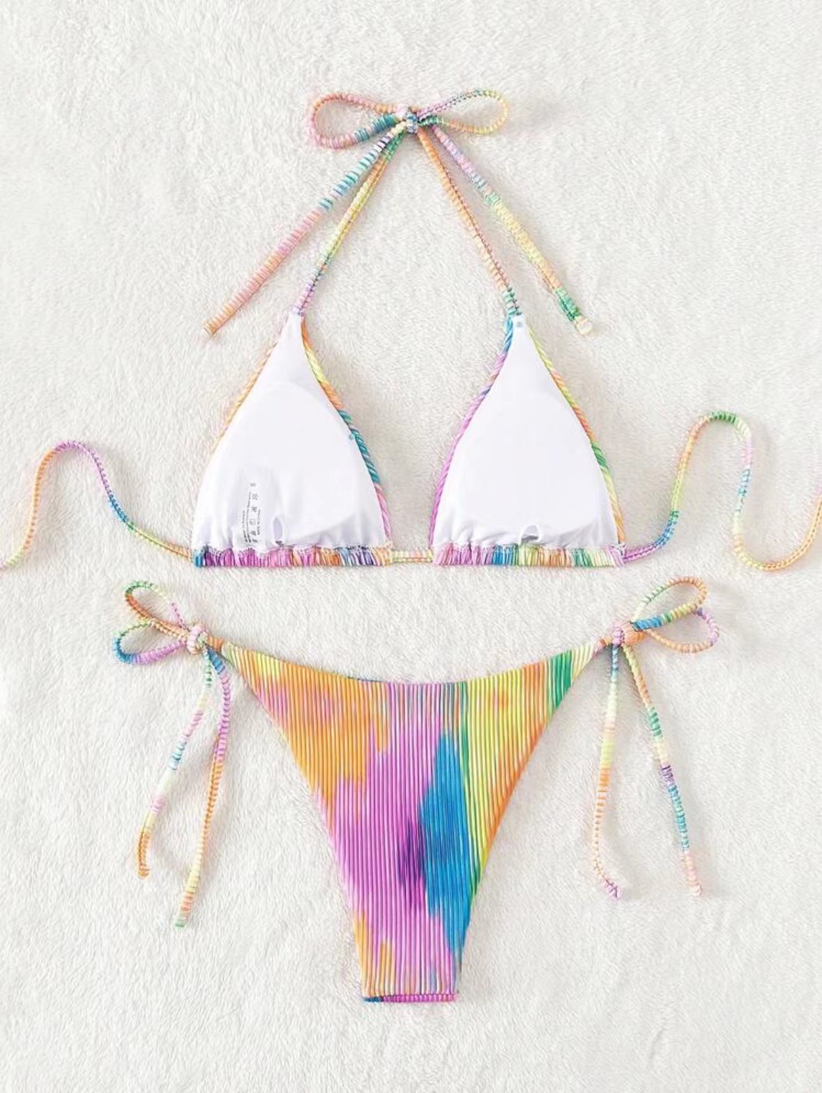 Women's Two Piece Swimsuit Set New Style Bikini Special Fabric Swimwear_ecoleips.com