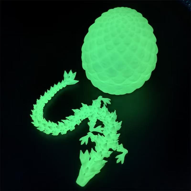 【Amazon TK人気商品】3Dプリントおもちゃ クリスタルドラゴンエッグ 可動式関節付き飾り カラフル恐竜の卵 トレンド玩具|undefined