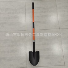 铁锹加厚锰钢农用工地建筑钢铲户外重型园林工具纤维柄钢锹