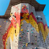Стена для скалолазания на открытом воздухе Крытая открытая детская игровая площадка оборудование для развлечений фитнес физическое фитнес расширение