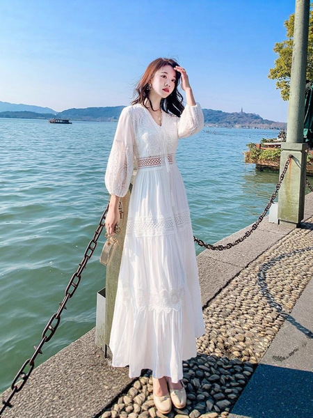 Ethnic summer dress for leisure