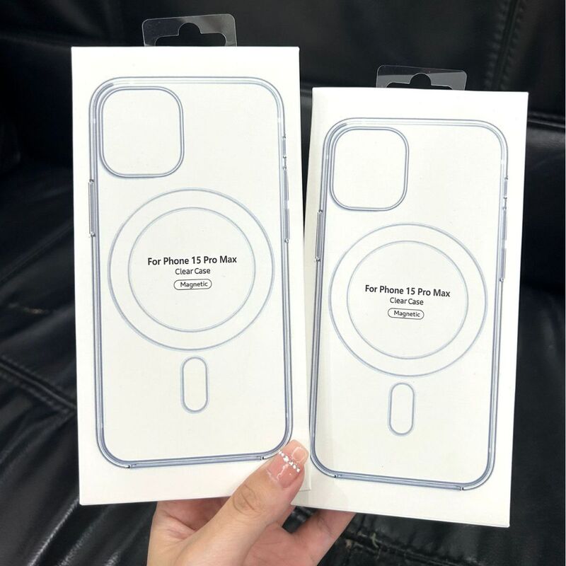 Suitable for Apple 17 Mobile Phone Case Magsafe Magnetic Transparent Shell Soft 17Pro Lens All-Inclusive 17Pro Protective Cover