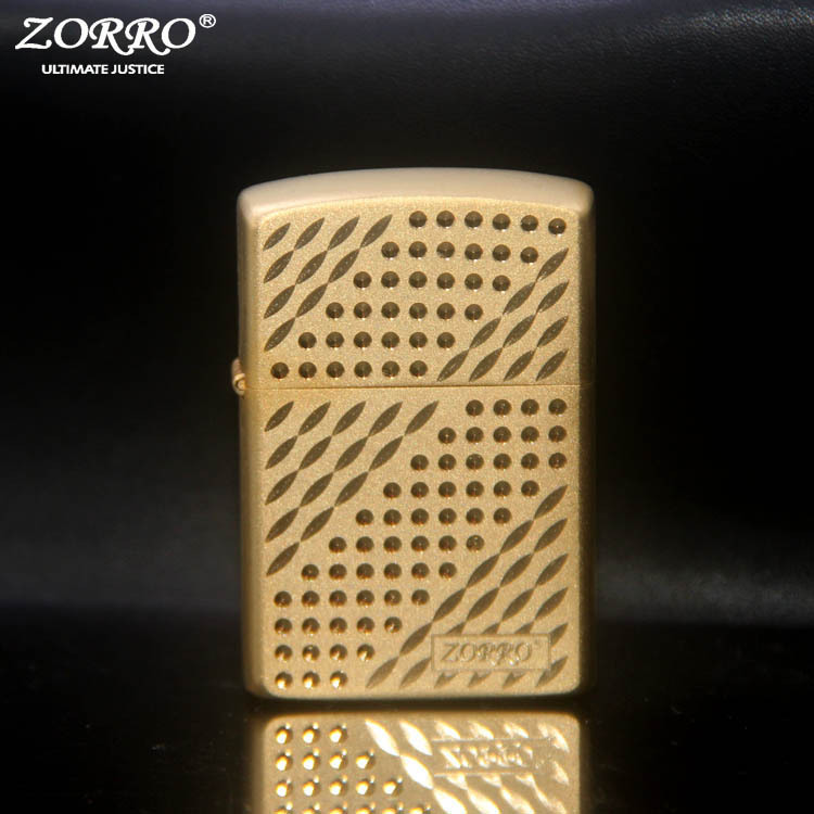 ZORRO Zorro carving Retro Kerosene lighter personality Glyph Cotton machine On behalf of
