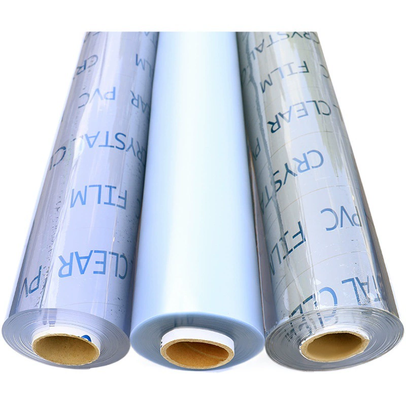 ПВХ-пленка матовая прозрачная из поливинилхлорида, экологически чистый материал для выдувного формования, водонепроницаемая, для упаковки сумок и коробок, каландрированная ПВХ-пленка