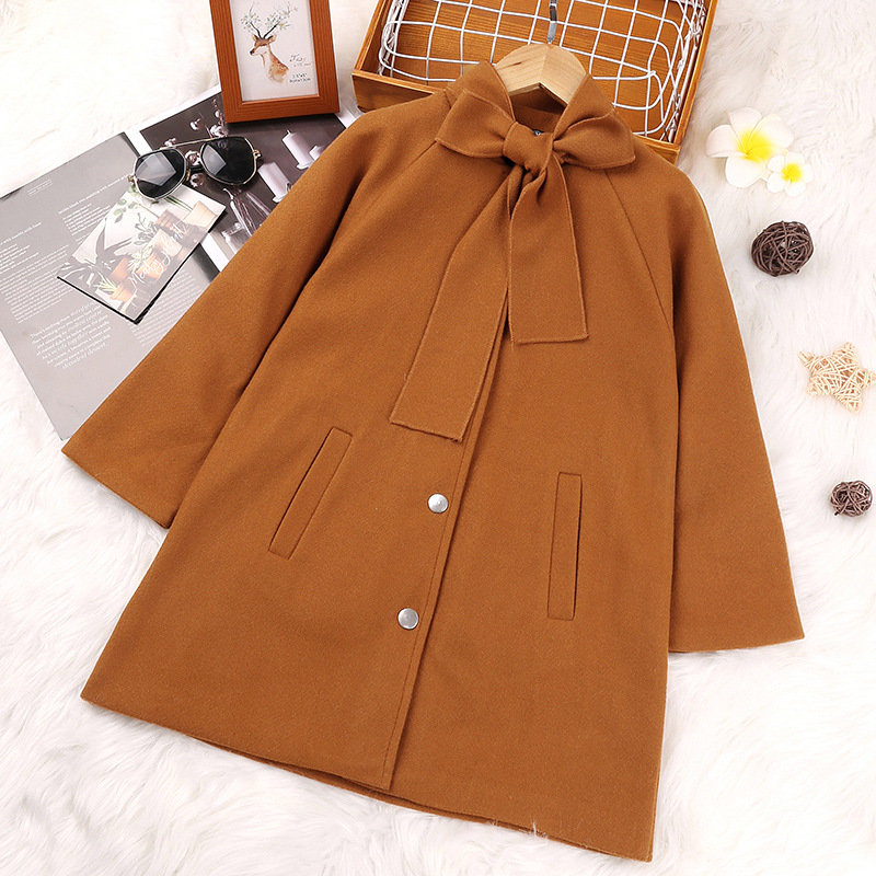 Fashion Solid Color Cotton Girls Outerwear display picture 1