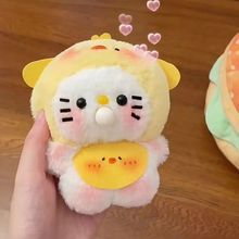 吐泡泡玩偶录音挂件手工diy生日礼物玩具kt猫娃娃丑鱼小毛绒公仔