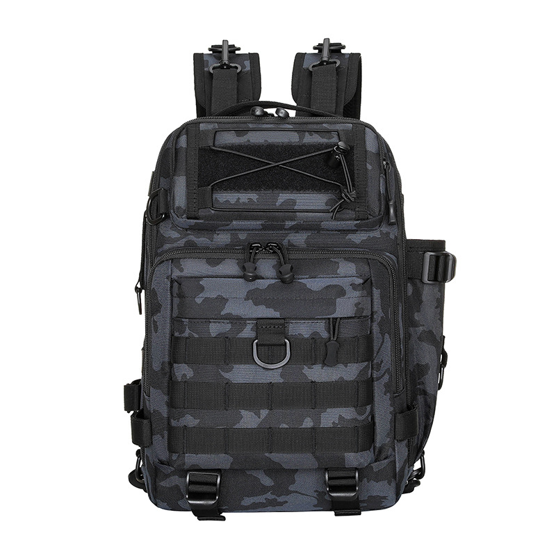 Neuer taktischer Brustsport-Rucksack für Outdoor-Ausrüstung, integrierte Stangentasche mit einer oder zwei Schultern, Umhängetaschengepäck_voghion.com