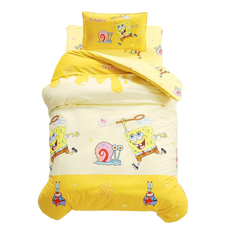 Jardín de infantes edredón de tres piezas de algodón para niños sábanas de bebé siesta de edredón de invierno en el jardín de seis piezas de conjunto