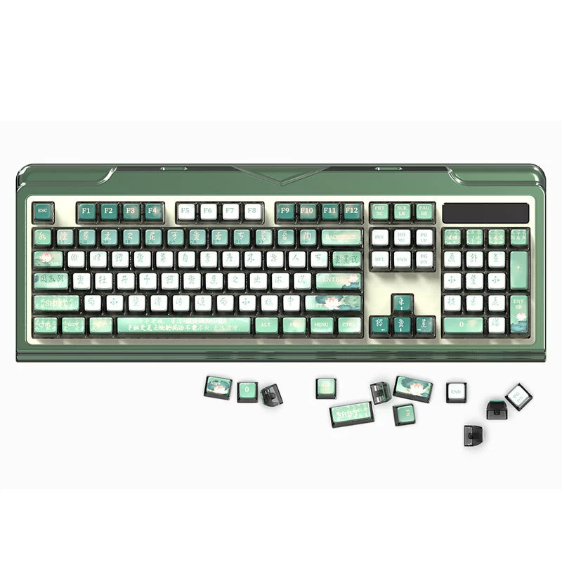 Персонализированная клавиатура для игр, набор значков, DIY тема национального тренда, наклейки на клавиатуру Pudding KEYCAP Guofeng