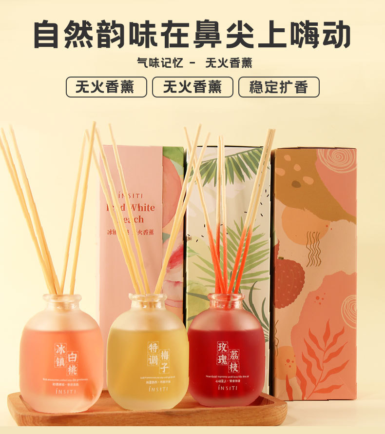 果酒微醺无火香薰精油室内空气净化清新香氛香水挥发棒留香摆件详情1