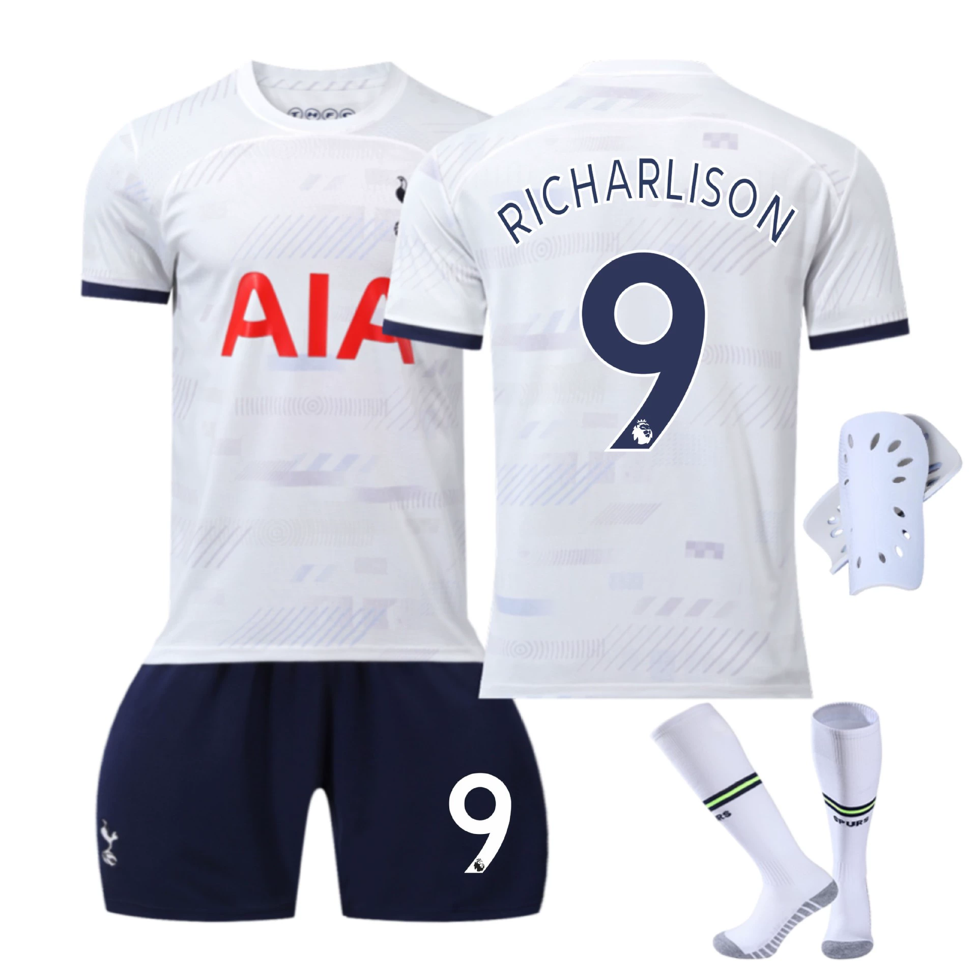 Джерси 2023-24 нового Tottenham Hotspur №10 Кейн №7 Сан Синчжан Джерси 9 Ричарссон №17 Ромеро