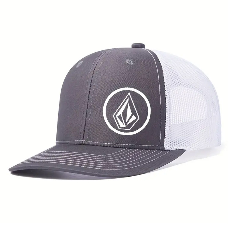 Unisex Casual Sports Style Geometric Wide Eaves Baseball Cap display picture 4