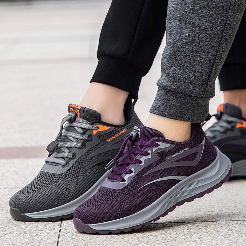 Otoño y invierno cómodos zapatos casuales para caminar, zapatos de madres de moda, zapatos transpirables, zapatos para personas mayores, zapatos deportivos para hombres image 4