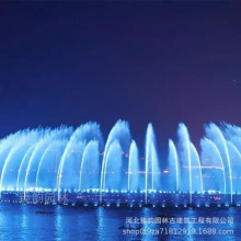 大型人工湖漂浮程控音乐喷泉旱喷喷泉控制系统喷头全套设备厂家
