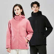 户外三合一冲锋衣男女防风防水进藏服羽绒可拆卸两件套保暖登山服