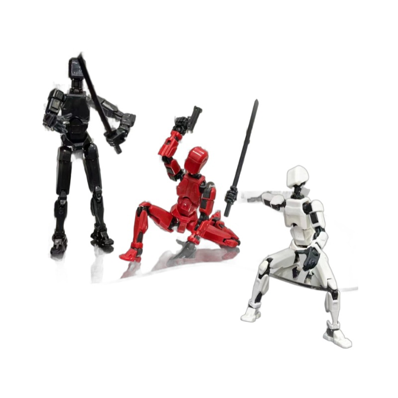 Lucky Doll 13 articulaciones muñecas impresas en 3D móviles perro de juguete muñeca maniquí de tercera generación artefacto de descompresión de bricolaje