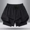 W187 Black [Double-Layered Sports Pants]