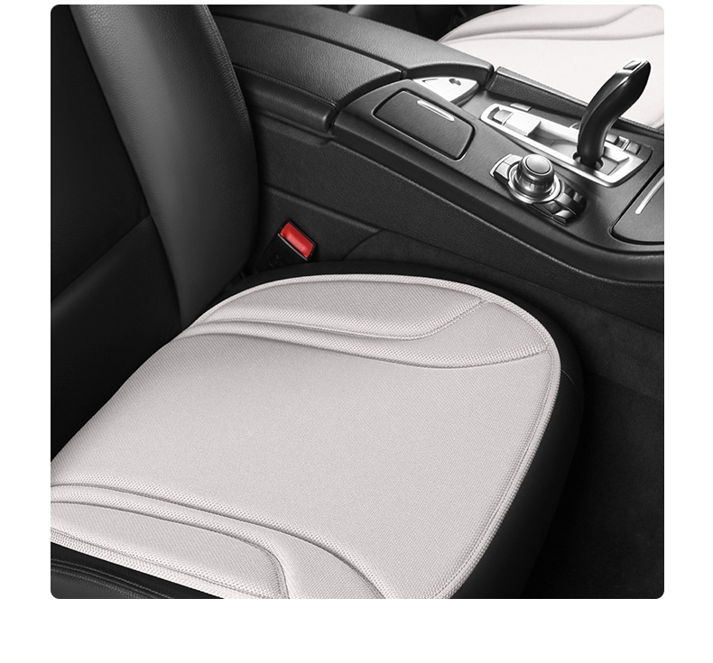 Car seat cushion and seat cover three-piece set, simple summer new model, stylish and versatile, breathable seat cushion, cross-border
