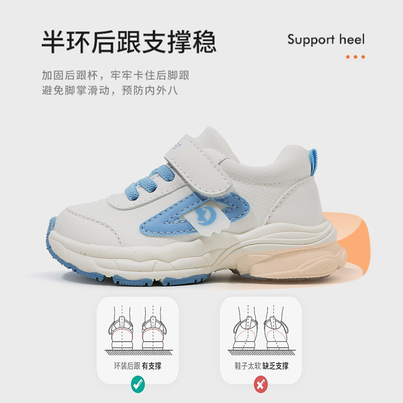 Primavera y otoño nueva zapatilla de deporte de los niños zapatos de papá de los niños zapatos de las niñas de los bebés antideslizante inferior suave antideslizante zapatos para correr