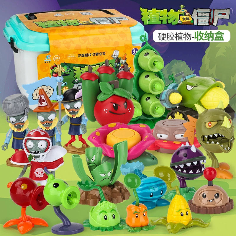 Plants vs. Zombies, игрушка, система хранения, пластиковая кукла-марионетка, минифигурка, набор, полный комплект
