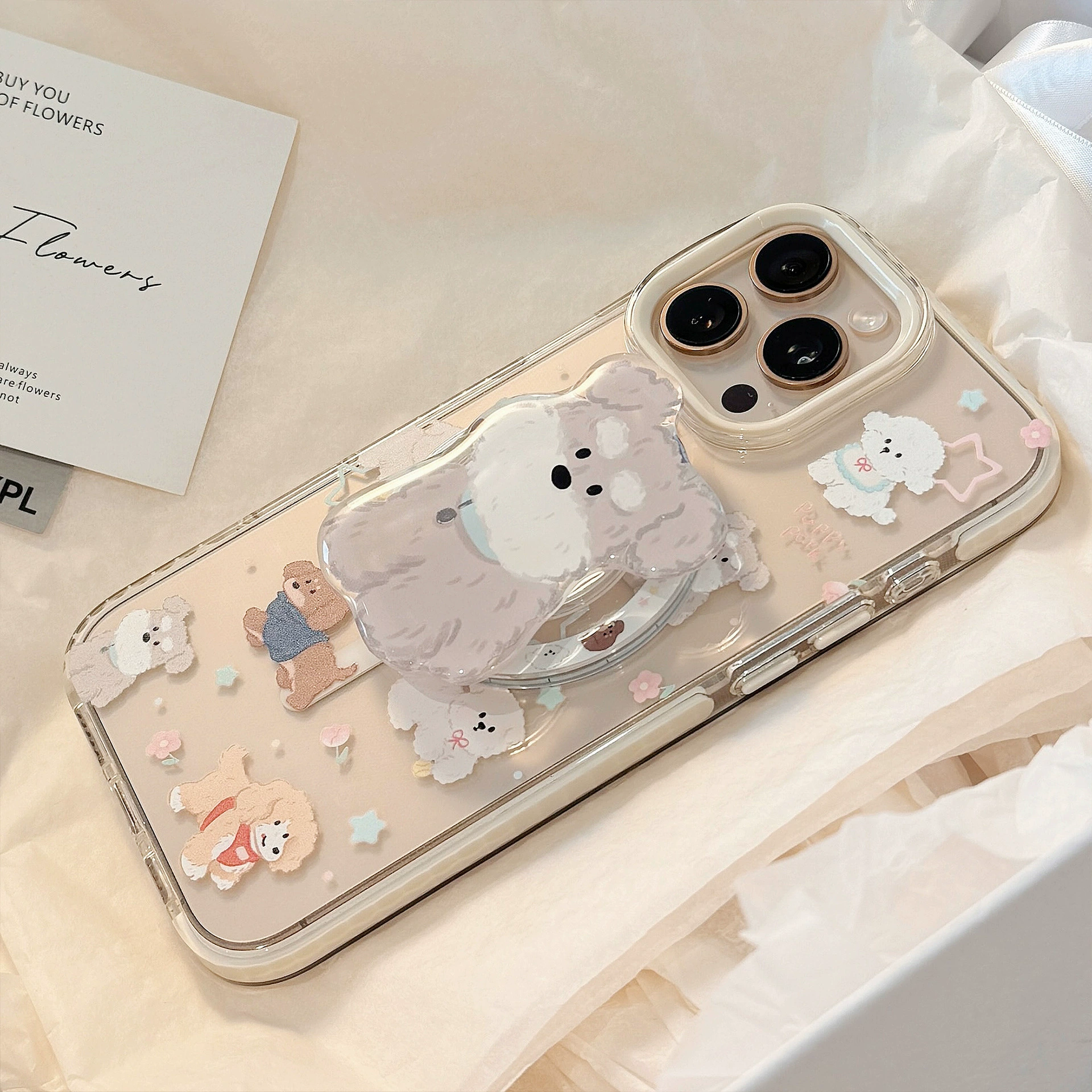 Милая трубка? Уточню: первый элемент: "Cute tubing, compatible genuine phone case, 16promax, iphone, fall protection" -> перевод: "Милый держатель/трубка?" The original likely means 'Cute tubing' maybe 'милый тубинг' unclear. They require preserving meaning. We'll translate as: "Милый силиконовый чехол для телефона совместимый, 16 Pro Max, iPhone, защита от падений" But 'tubing' not silicone case. Hmm. Better: "Милый чехол для телефона, совместимый с 16 Pro Max, iPhone, защита от падений".