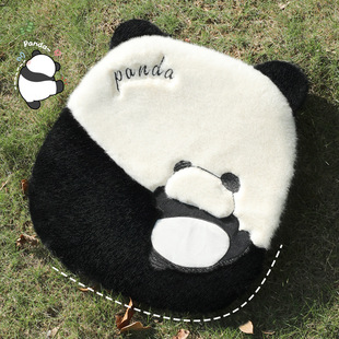 Car supplies three-dimensional cartoon car seat cushion winter plush car accessories electric car decoration car seat cover