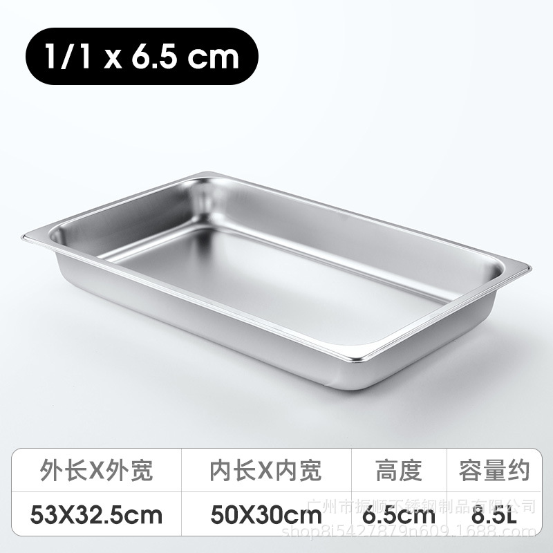 Bandejas de Acero Inoxidable para Comida – Rectangulares, con Base Térmica, Ideal para Buffet o Comedores