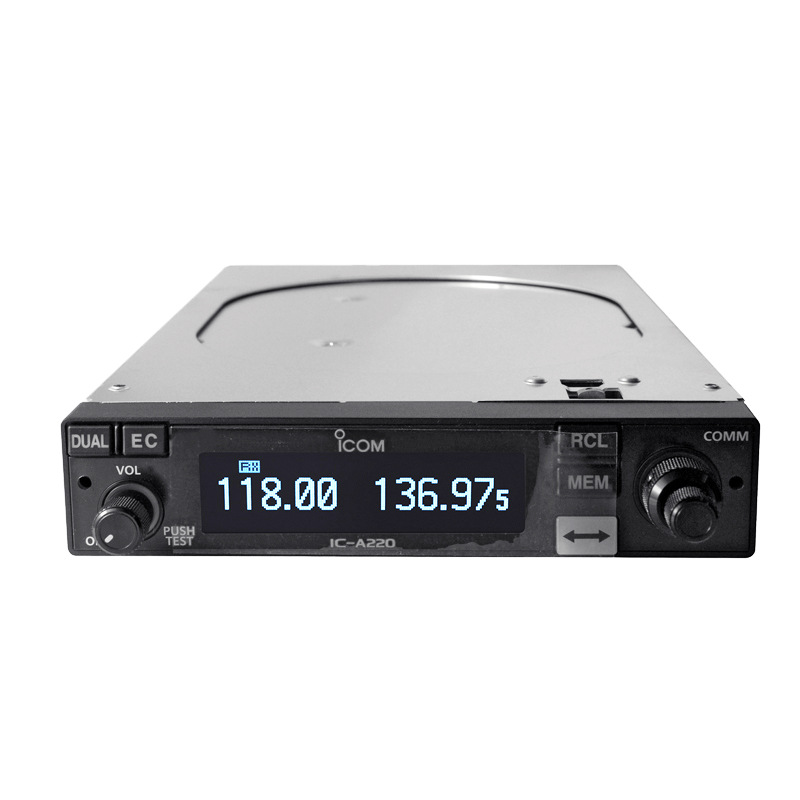 ICOM IC-A220 아날로그 항공 라디오 공항 항공 기내 모바일 고정 차량용 무전기