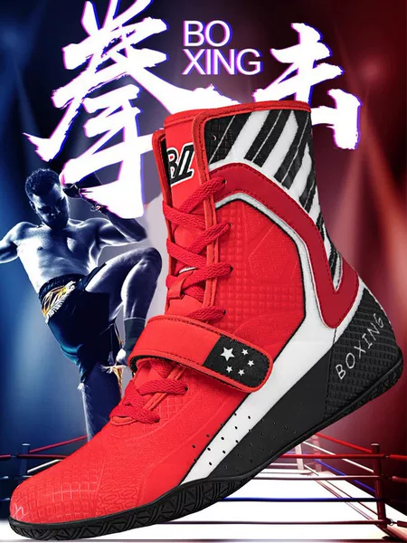 Direct sales from the manufacturer: cross-border professional boxing shoes, wrestling shoes for men, new weightlifting shoes, men's sparring shoes, fighting wrestling shoes