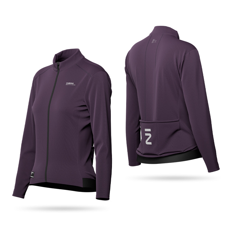 2025 New Inbike Fleece Thermal Cycling Clothing Men's and Women's Tops Autumn and Winter Road Mountain Bike Long Sleeves