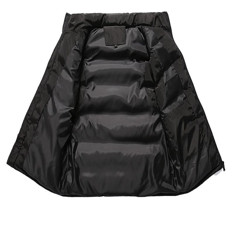 Chaleco de hombre de otoño y invierno para aumentar el peso 2019 grasa abrazadera de caballo de algodón plumado chaleco caliente de hombre hombro