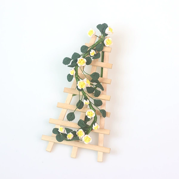 Flower stand + yellow flower string