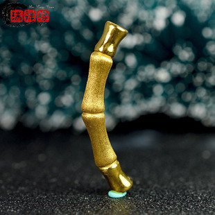 Pure Gold 999 Bent Tube Bamboo Bracelet 5g Hard Gold Rich Bamboo Step by Step Braided Bracelet Brushed Glossy Gift