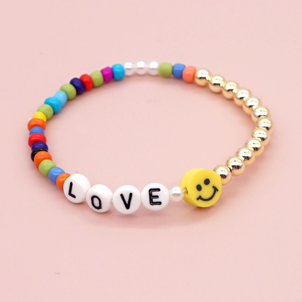 Geometric Ethnic Style No Inlaid Arylic Glass Bracelets Wholesale display picture 5