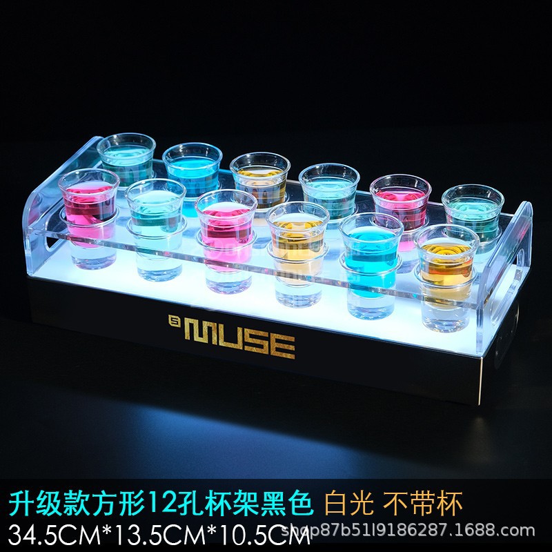 Barra de vino emisor de luz partido KTV Mesa cubo taza de vino titular de la taza de vino champán taza de la bala