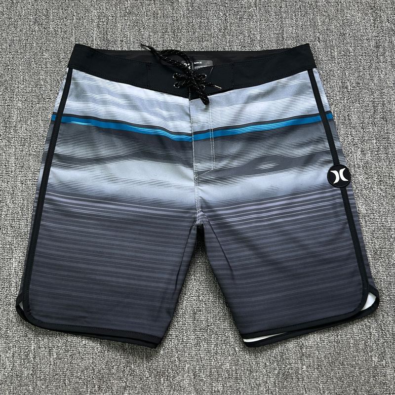 Cross-border Hurley in stock Four-sided Jumper Shorts Beach Trunks Men's Swim Trunks Quick-drying Seaside Surfing Casual Pants