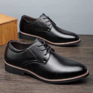 Amazon AliExpress Explosions Cross-border 47 plus size 48 Business Dress British Black Wedding Groom Leather Shoes Men