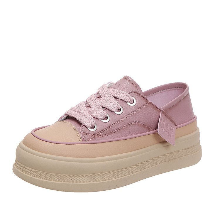 2023 Nuevos zapatos pequeños de pizarra informales, versátiles y de dos usos_voghion.com