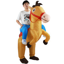 Cross-Border Amazon Funny Walking Horse Doll Adult Performance Costumes Wholesale Festival Stage Dress up Inflatable Horse Costumes