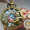 Big cartoon quartz children's pocket watch, wholesale