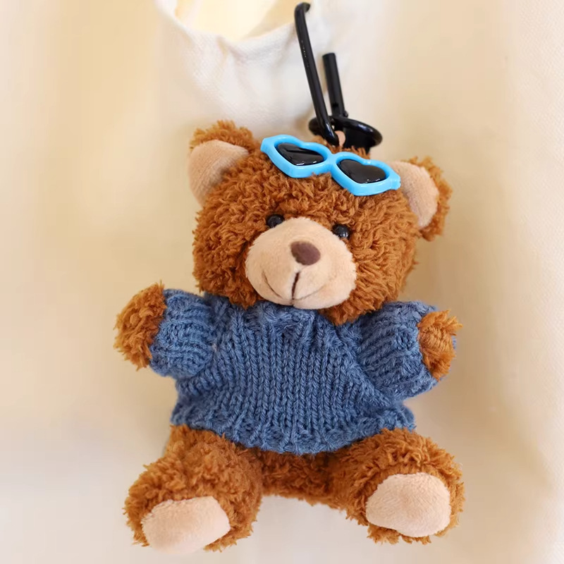 Teddy Bear bolsos colgantes muñecas bolsas de peluche llaveros bolsas de muñecas Teddy Bear muñecas eventos regalos impresión logo