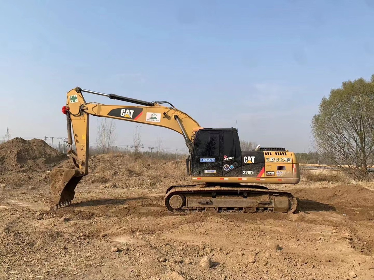 Comercio exterior 320D venta caliente de segunda mano cartel 320 323 línea de exportación de excavadoras