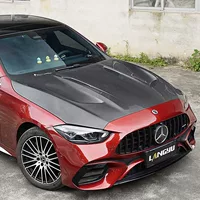 Подходит для нового капота C-класса W206, капот из углеродного волокна W206, модифицированный капот из углеродного волокна C-класса, капот из углеродного волокна C-класса